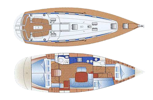 Bavaria 44 Kabinen Yacht